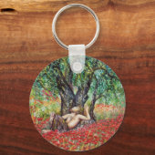 PORTE-CLÉS CHAMPS DE PAN, D'OLIVE ET DE POPPY (Recto)