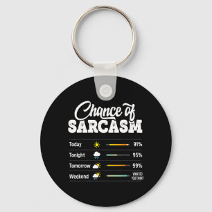 Porte-clés Chance Drôle de Sarcasme Humour Amusant Sarcasme H