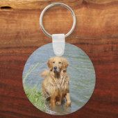 Porte-clés Chance ~ le Golden Retriever (Recto)