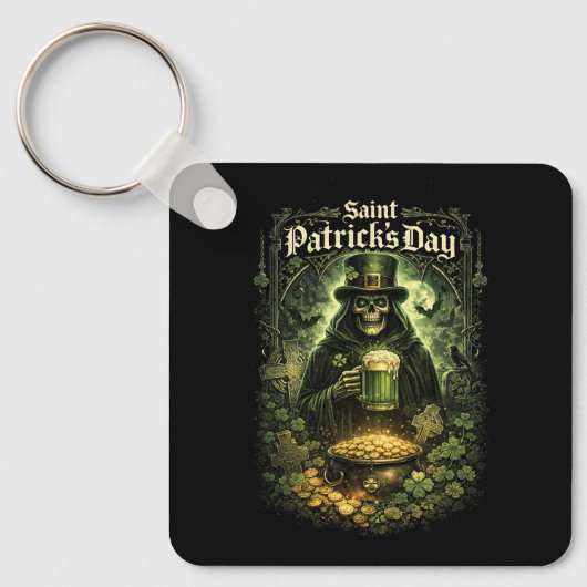 Porte-clés Chance Sombre de la Saint-Patrick (Recto)