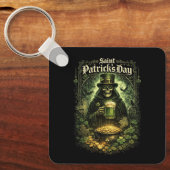 Porte-clés Chance Sombre de la Saint-Patrick (Recto)