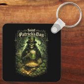 Porte-clés Chance Sombre de la Saint-Patrick (Verso)