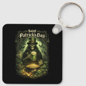 Porte-clés Chance Sombre de la Saint-Patrick (Dos)