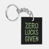 Porte-clés Chance zéro pour la Saint-Patrick hilarante (Devant gauche)