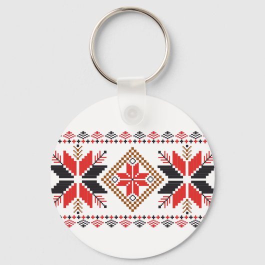 Porte-clés Chandail de Noël moche classique Imprimer (Recto)