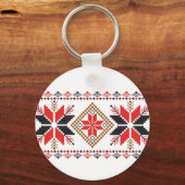 Porte-clés Chandail de Noël moche classique Imprimer (Recto)