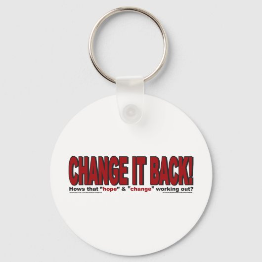 Porte-clés CHANgE-IT-BACK (Recto)
