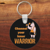 Porte-clés Changer votre guerrier intérieur (Recto)