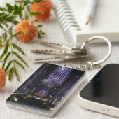 Porte-clés Channel Gardens Rockefeller Center NYC Photographi (Devant droit)