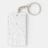 Porte-clés Chanoukah (Dos)