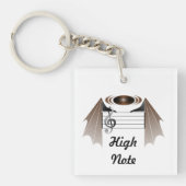 Porte-clés Chanson préférée de chaume à haute note (Devant)