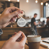 Porte-clés Chant d'amour, oiseaux assis entre les notes music