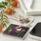 Porte-clés Chant de Noël le long (Devant Droit)