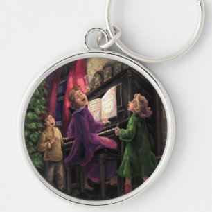 Porte-clés Chant de Noël le long