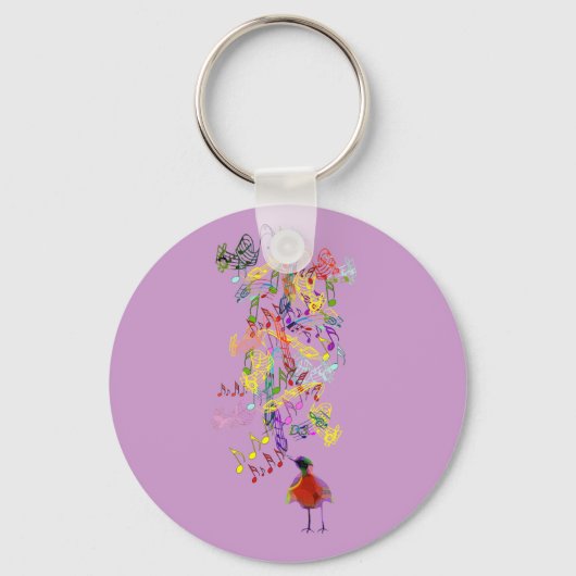 Porte-clés Chant d'oiseaux (Recto)