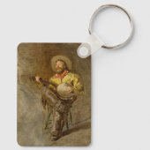 Porte-clés Chantant Cowboy Espagnol avec une chanson de piste (Verso)