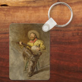 Porte-clés Chantant Cowboy Espagnol avec une chanson de piste (Verso)