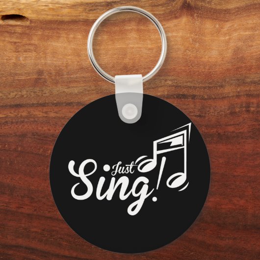 Porte-clés Chante ! (Recto)
