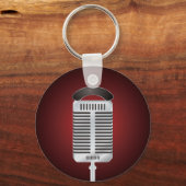 Porte-clés Chanter le Porte - clé du microphone (Recto)