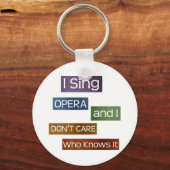 Porte-clés Chanteur d'opéra (Recto)
