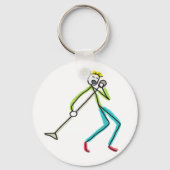 Porte-clés Chanteur Stickman (Verso)