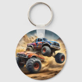 Porte-clés Chaos on Wheels : Monster Truck Smash Derby, (Recto)