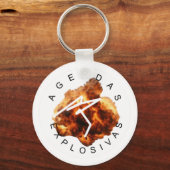 Porte-clés Chapa Iridiscente Explosiva (Recto)