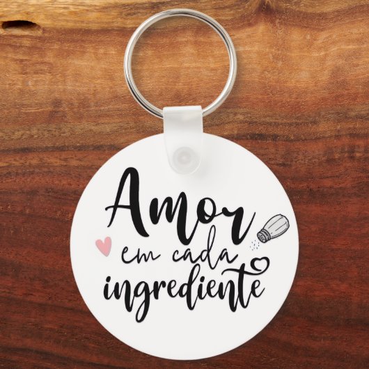 Porte-clés Chapas con texto (Verso)