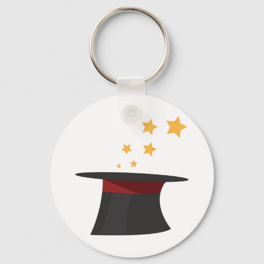Porte-clés Chapeau de dessus magique (Recto)
