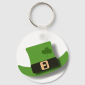 Porte-clés Chapeau de Leprechaun Vert St Patrick’s Day (Verso)