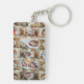 Porte-clés Chapelle Sixtine Michelangelo - Vatican, Rome, Ita (Dos)