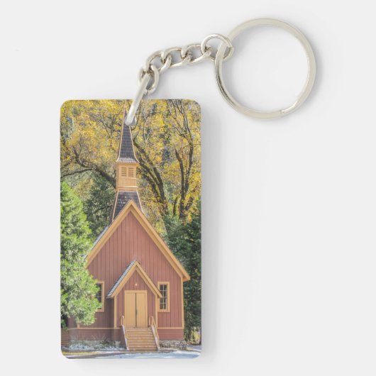 Porte-clés Chapelle Yosemite À L'Automne (Dos)