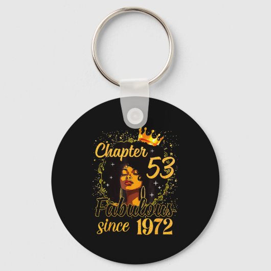 Porte-clés Chapitre 53 Fabuleux depuis 1972 53e anniversaire (Recto)
