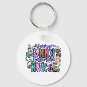 Porte-clés Chaque Bunnys Infirmière Favorite