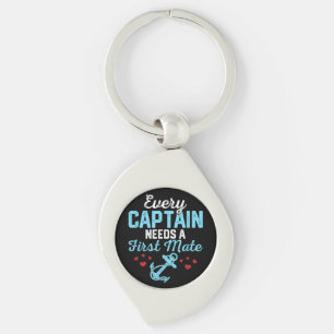 Porte-clés Chaque capitaine a besoin d'un second 