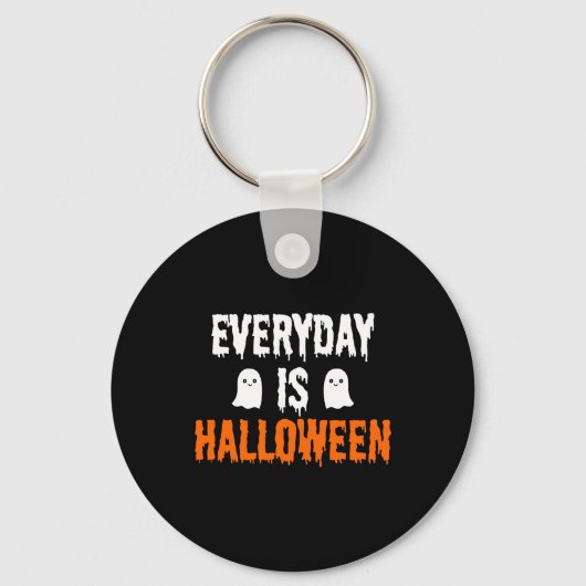 Porte-clés Chaque Jour, C'Est Halloween (Recto)