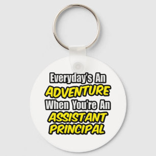 Porte-clés Chaque jour est une aventure. Principal adjoint