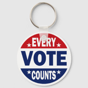 Porte-clés Chaque vote compte