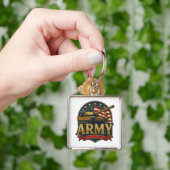 Porte-clés Char d'assaut de l'armée (main)