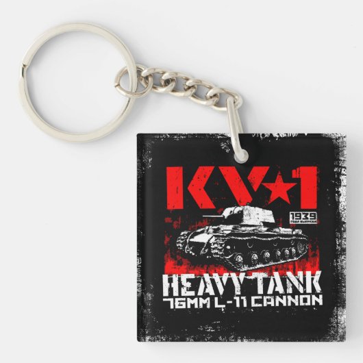 Porte-clés Char lourd soviétique KV-1 (Devant)
