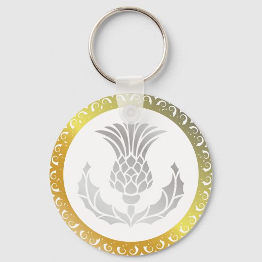 Porte-clés chardon écossais (Recto)