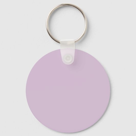 Porte-clés Chardon violet D8BFD8 - Option pour ajouter un nom (Recto)