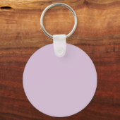 Porte-clés Chardon violet D8BFD8 - Option pour ajouter un nom (Recto)