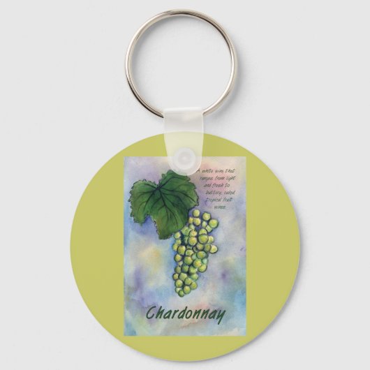 Porte-clés Chardonnay Vins et Description Porte - clé (Recto)