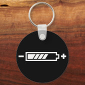 Porte-clés Chargé - batterie solaire hybride électrique (Recto)