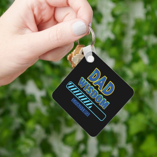 Porte-clés Chargement de la sagesse de papa (main)