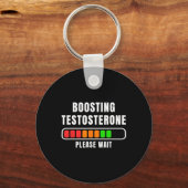 Porte-clés Chargement de la testostérone stimulante (Recto)