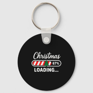 Porte-clés Chargement de Noël 67% Drôle 6 7 Mème Xmas Gen Alp