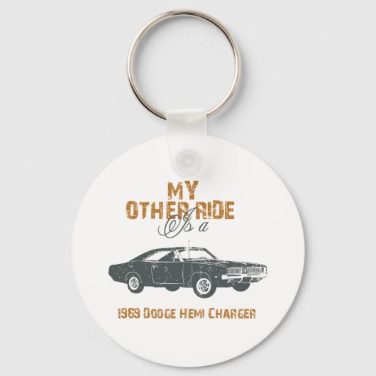 Porte-clés Chargeur Dodge Hemi 1969 (Recto)