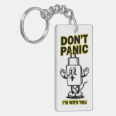 Porte-clés Chargeur mobile de la bande dessinée : Ne pas pani (Devant gauche)